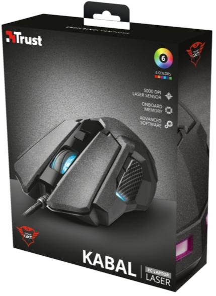 Мишка, Trust GXT 4158 Kabal USB, Black ( Gaming )