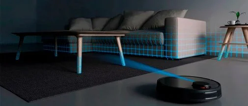 Фото: Робот-пилосос MiJia LDS Robot Vacuum Cleaner MOP Black (SKV4084CN) № 10 | KTC
