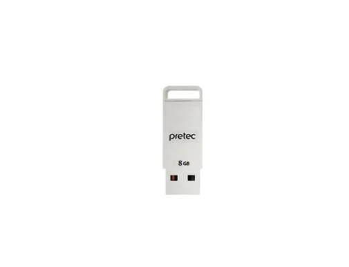 Фото: Флешка USB Pretec i-Disk Crystal CR-50 8 ГБ (CR508G-W) біла № 6 | KTC