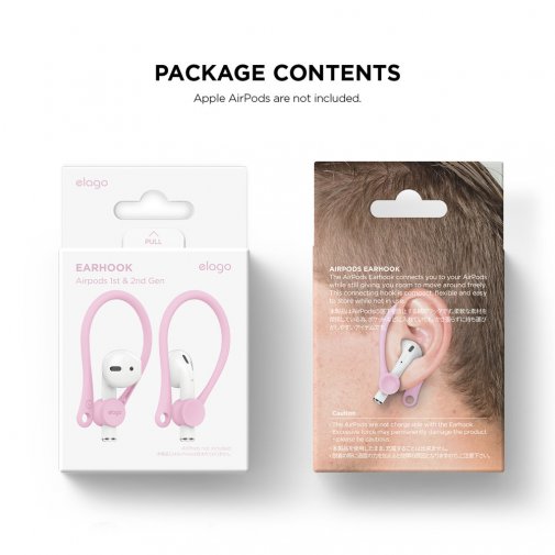 Тримач Elago Earhook for Apple Airpods Lovely Pink (EAP-HOOKS-LPK)