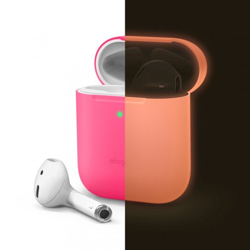 Чохол Elago for Airpods - Skinny Case Neon Hot Pink	(EAPSK-BA-NPK)