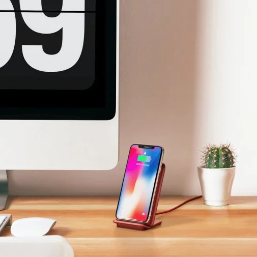 Фото: Бездротовий зарядний пристрій iOttie iON Wireless Fast Charging Stand Red (CHWRIO104RDEU) № 11 | KTC