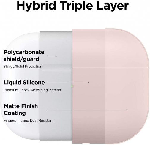 Чохол Elago for Airpods Pro - Liquid Silicone Case Pink