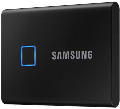 Зовнішній жорсткий диск Samsung T7 Touch 1TB Black (MU-PC1T0K/WW)