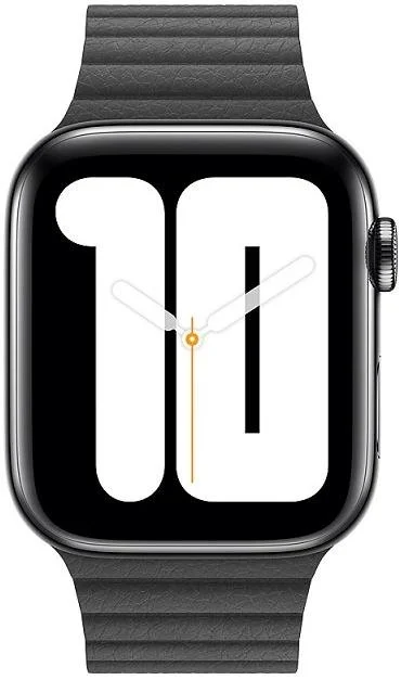 Фото: Ремінець HiC for Apple Watch 41/40/38mm - Leather Loop Band Black № 5 | KTC