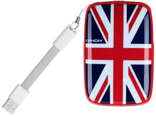 Фото: Батарея універсальна Momax iPower Art 9000mAh British Flag (IP61R) № 6 | KTC