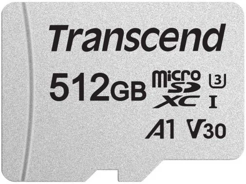 Фото: FLASH пам'ять Transcend 300S Micro SDXC 512GB with adapter (TS512GUSD300S-A) № 4 | KTC