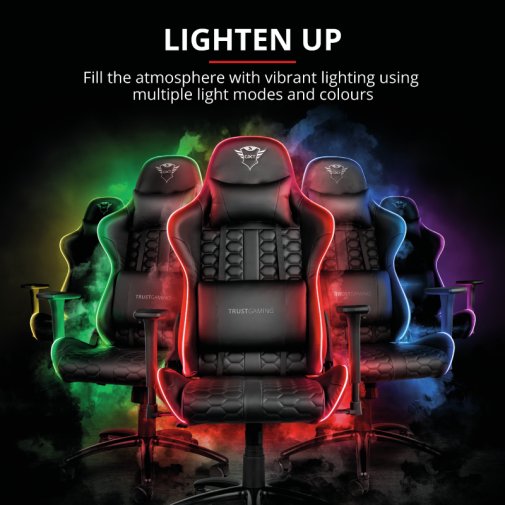 Крісло Trust GXT 717 Rayza RGB-Illuminated Black (23377_TRUST)