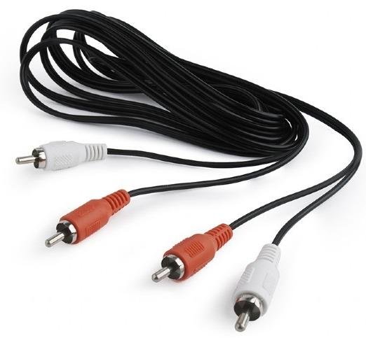 Кабель Cablexpert 2xRCA / 2xRCA 5m (CCA-2R2R-5M)