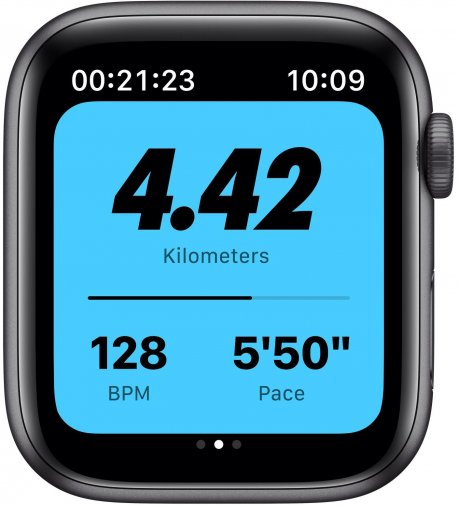 Смарт годинник Apple Watch Nike Series SE GPS 44mm Space Gray Aluminium Case with Anthracite/Black (MYYK2)