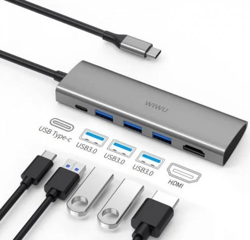 Фото: USB-хаб WIWU Alpha A531H Grey № 4 | KTC