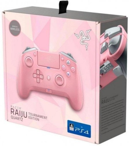 Геймпад Razer Raiju Tournament Edition Quartz Pink (RZ06-02610200-R3G1)