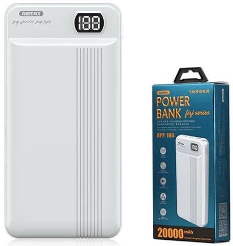 Батарея універсальна Remax RPP-106 20000mAh White (RPP-106 White)