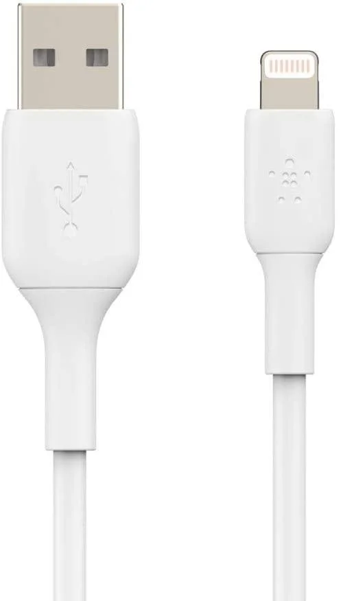 Фото: Кабель Belkin PVC AM / Lightning MFI 1m White (CAA001BT1MWH) № 6 | KTC