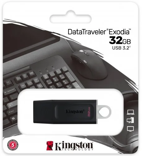 Фото: Флешка USB Kingston DataTraveler Exodia 32GB Black/White (DTX/32GB) № 7 | KTC