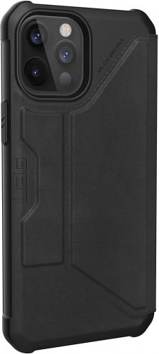 Чохол UAG for Apple iPhone 12 Pro Max - Metropolis Leather Black (112366118340)