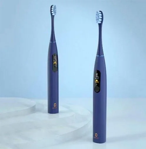 Фото: Електрична зубна щітка Oclean X Pro Navy Blue (OLED) № 17 | KTC
