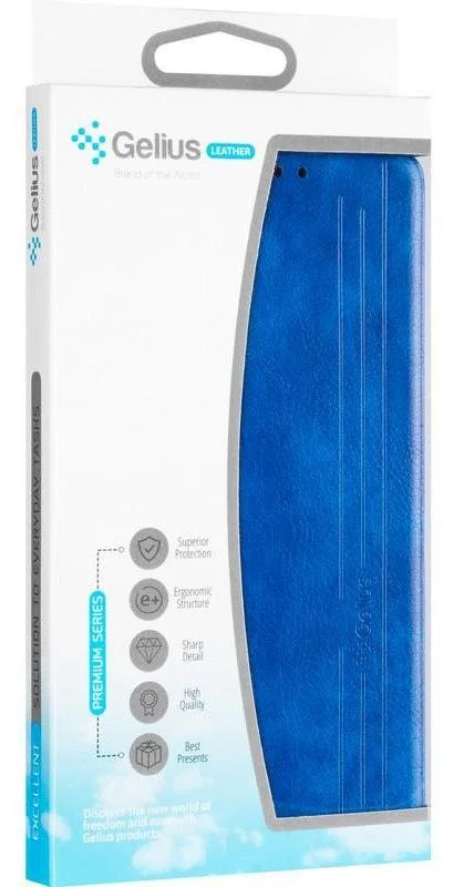 Фото: Чохол Gelius for Samsung M10 M105 - Book Cover Leather New Blue (00000083301) № 11 | KTC