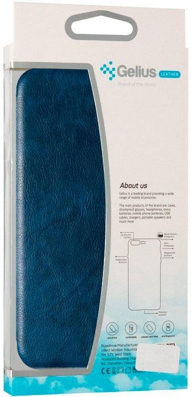  Чохол Gelius for Samsung A920 A9-2018 - Book Cover Leather Blue (00000071712)