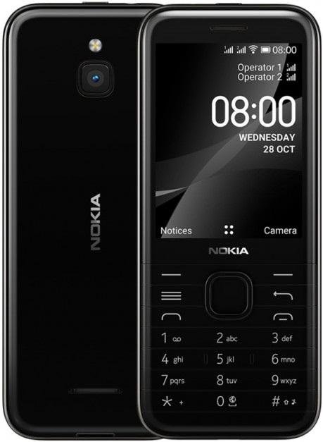 Мобільний телефон Nokia 8000 4G Black