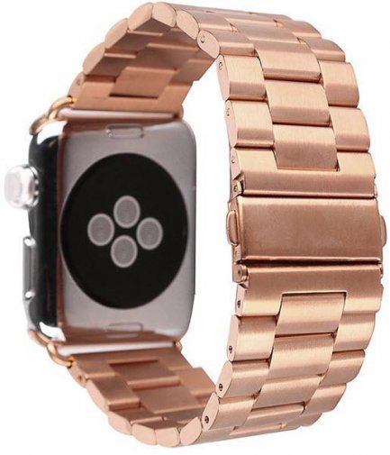 Ремінець HiC for Apple Watch 38/40mm - Stainless Steel Classic Band Rose Gold