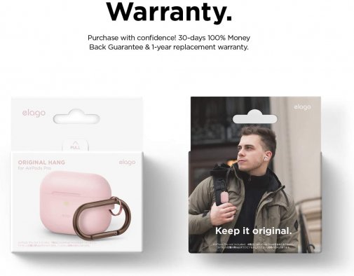Чохол Elago for Airpods Pro - Silicone Hand Case Pink (EAPPOR-HANG-PK)