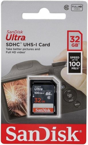 Карта пам'яті SanDisk Ultra SDHC 32GB (SDSDUNR-032G-GN3IN)
