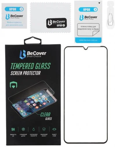 Фото: Захисне скло BeCover for Samsung A22 A225 - Black (706609) № 6 | KTC