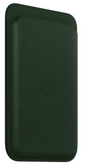 Чохол для пластикових карт Apple iPhone - Leather Wallet with MagSafe Sequoia Green (MM0X3)