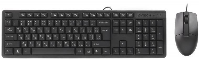  Комплект клавіатура+миша A4tech KK-3330S Black