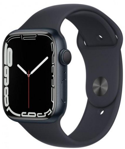 Смарт годинник Apple Watch Series 7 GPS - 45mm Midnight Aluminum Case (MKN53)