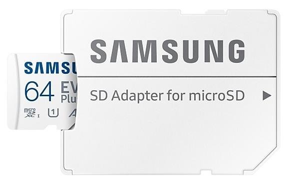 Карта пам'яті Samsung Evo Plus A1 Micro SDXC 64Gb (MB-MC64KA/RU)