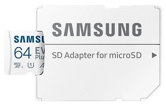 Фото: FLASH пам'ять Samsung Evo Plus Micro SDXC 64Gb with adapter (MB-MC64KA/RU) № 8 | KTC