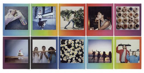 Фотопапір 86х72 Fujifilm INSTAX SQUARE Rainbow 10 аркушів (16671320)