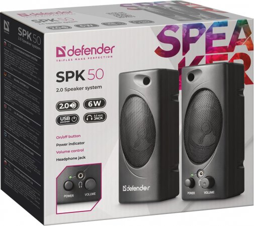 Колонки Defender SPK 50 Black (65150)