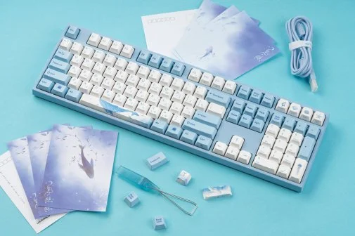 Фото: Клавіатура Varmilo VA108M Sea Melody Cherry MX Silent Red (VA108MP2W/WBPE7HR) № 18 | KTC