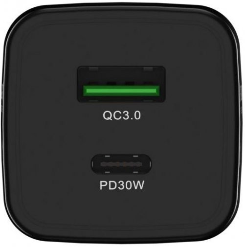 Зарядний пристрій AMAZINGthing EU PD 30W QC 3.0 Speed Pro Black (EUPD30WB)