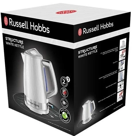 Фото: Електрочайник Russell Hobbs Structure White (28080-70) № 9 | KTC