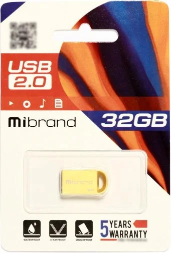 Фото: Флешка USB Mibrand Lynx 32GB Gold (MI2.0/LY32M2G) № 4 | KTC