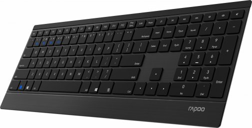 Клавіатура Rapoo E9500M Wireless Black (E9500M black)