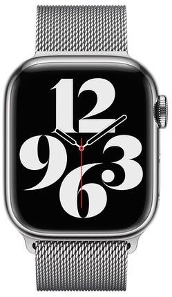 Ремінець Apple for Apple Watch 41mm - Milanese Loop Silver (ML753)