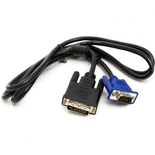 Кабель PowerPlant DVI 24-5 / VGA 1m Black (CA911981)