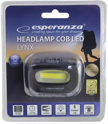 Фото: Ліхтар налобний Esperanza Head Lamp LED Lynx (EOT038) № 7 | KTC