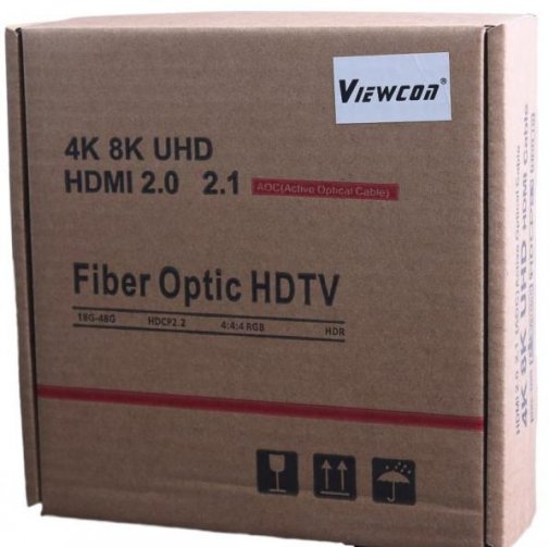 Кабель Viewcon V2.1 8K 60Hz HDR10 HLG 48Gbps HDMI / HDMI 100m Black (MYOF12-100M)