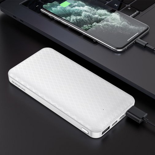 Батарея універсальна BOROFONE BJ3 10000mAh White (BJ3 White)