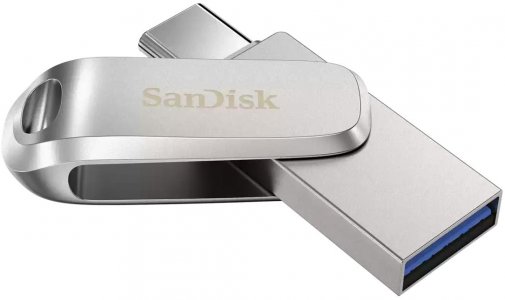 Флешка USB SanDisk Ultra Dual Luxe 32GB Silver (SDDDC4-032G-G46)