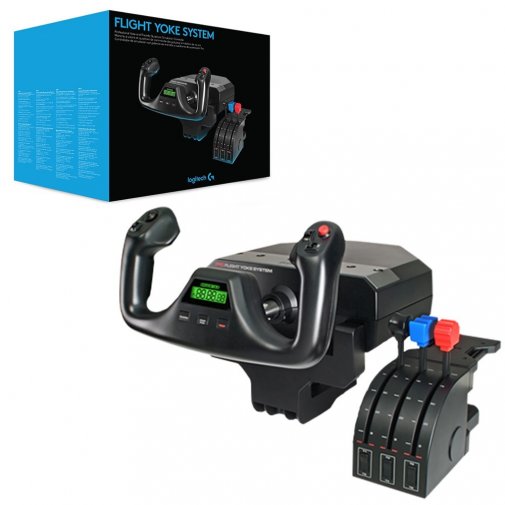 Штурвал Logitech G Saitek Pro Flight Yoke System (945-000004)