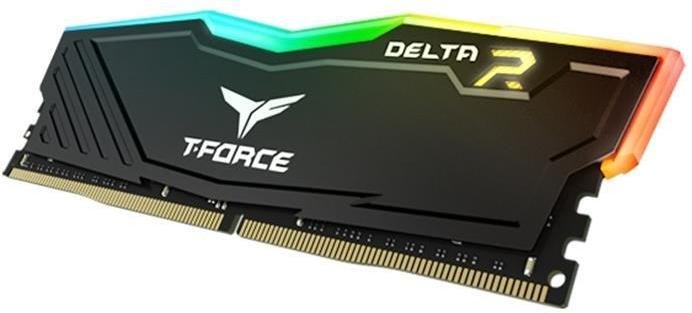 Оперативна пам’ять Team T-Force Delta RGB Black DDR4 1x8GB (TF3D48G3200HC16C01)