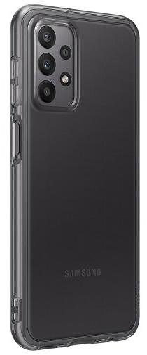 Чохол Samsung for Galaxy A23 A235 - Soft Clear Cover Black (EF-QA235TBEGRU)
