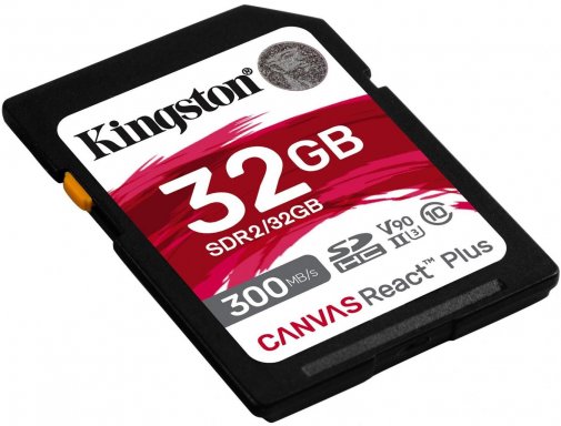 Карта пам'яті Kingston Canvas React Plus SDHC 32GB (SDR2/32GB)